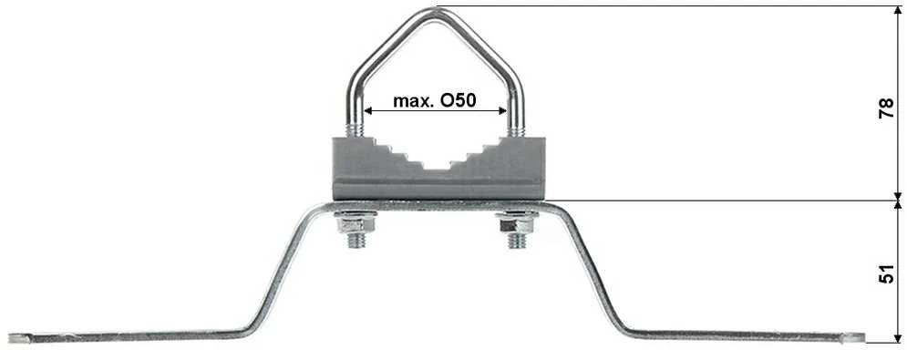 Delta SIENINĖ APKABA OMM-50W6