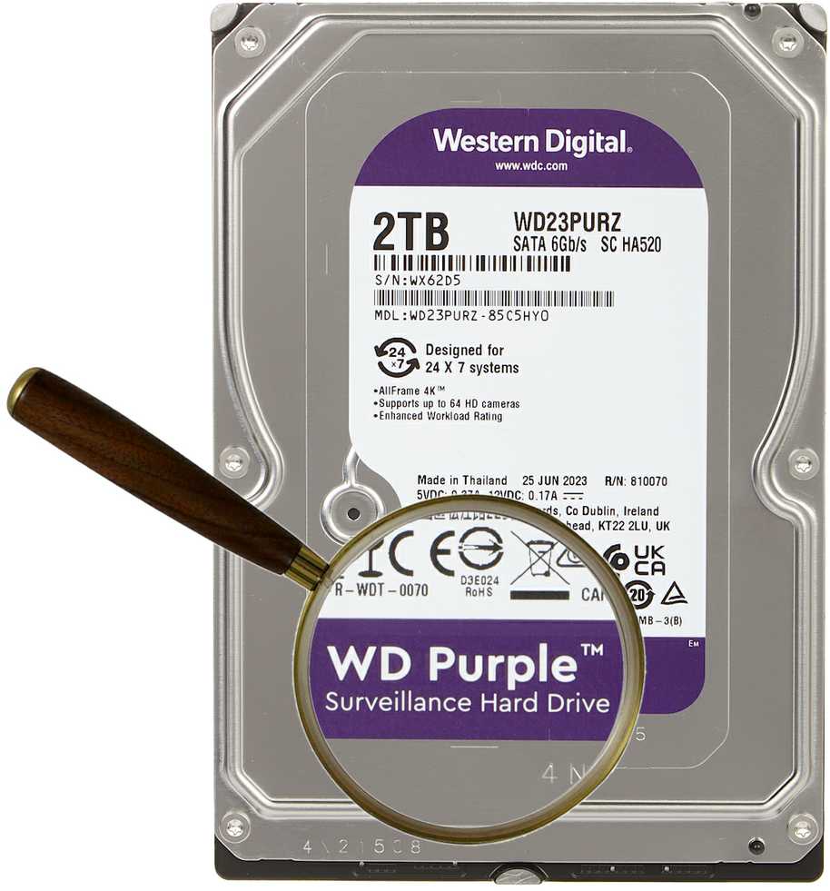 DYSK DO REJESTRATORA HDD-WD23PURZ 2TB 24/7 WESTERN DIGITAL