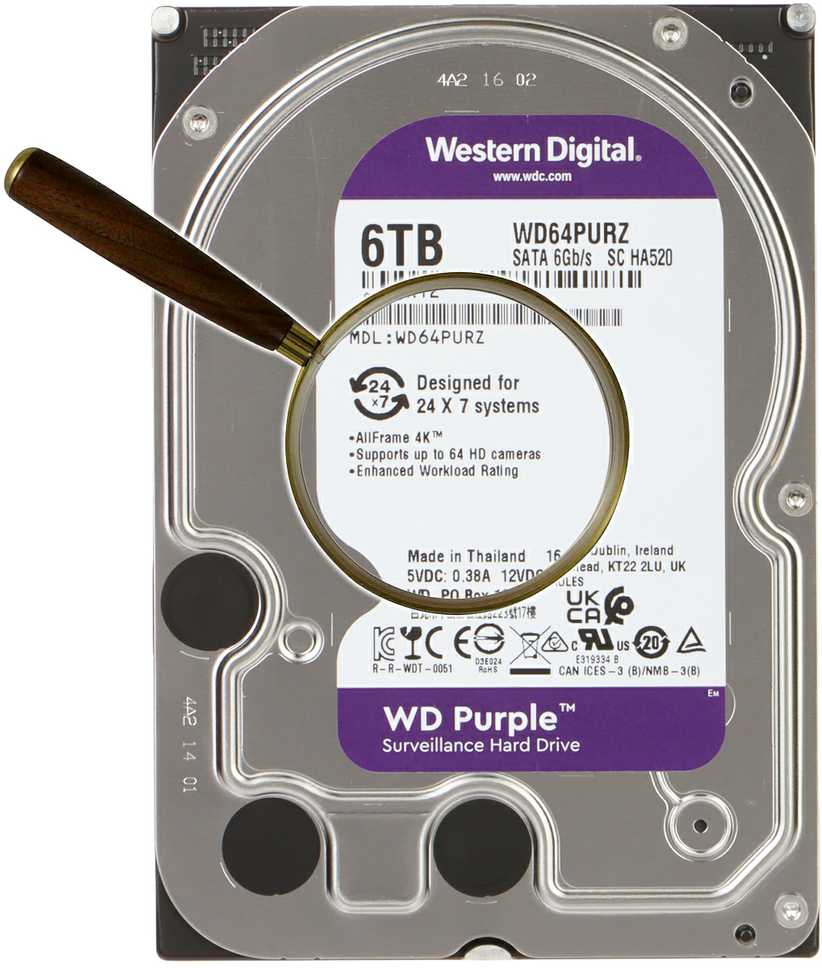 DYSK DO REJESTRATORA HDD-WD64PURZ 6TB 24/7 WESTERN DIGITAL
