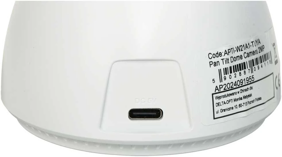 DVIGUBA PATALPOJE ESANTI PASUKAMA-ATLENKIAMA IP KAMERA APTI-W21A1-TUYA Tuya Smart Wi-Fi, - 1080p 2 X 3.6 mm