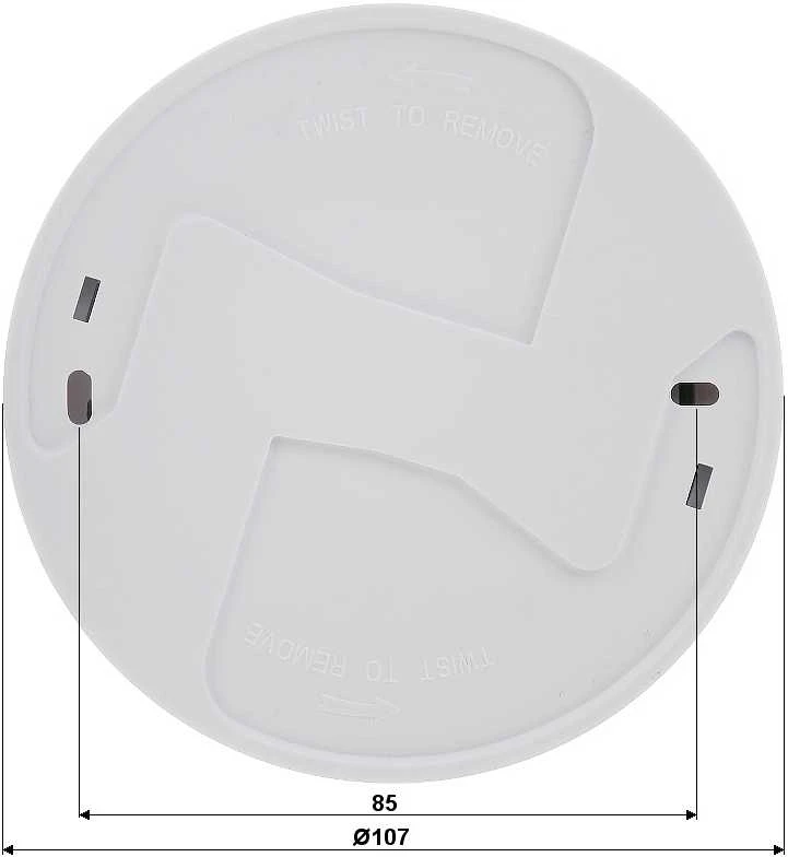 Eura-tech EL Home SD-11B8 - optinis dūmų detektorius 9V