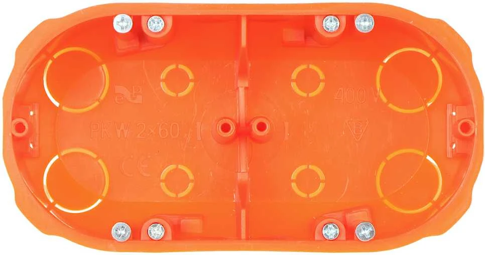 DVIGUBA ĮMONTUOJAMA DĖŽUTĖ PK-2X60/K-G/EPN Elektro-Plast