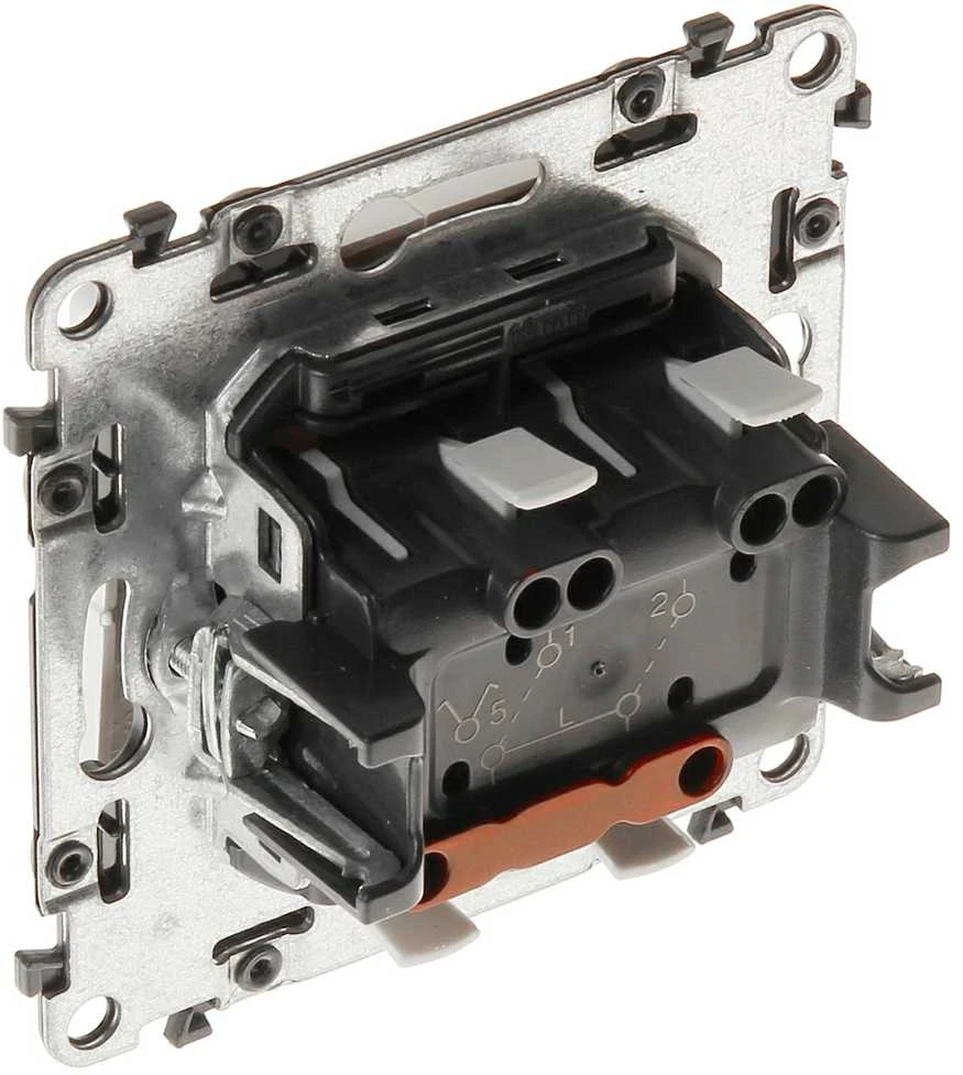 DVIGUBAS APŠVIESTAS JUNGIKLIS LE-752105 Valena Life 10 A LEGRAND