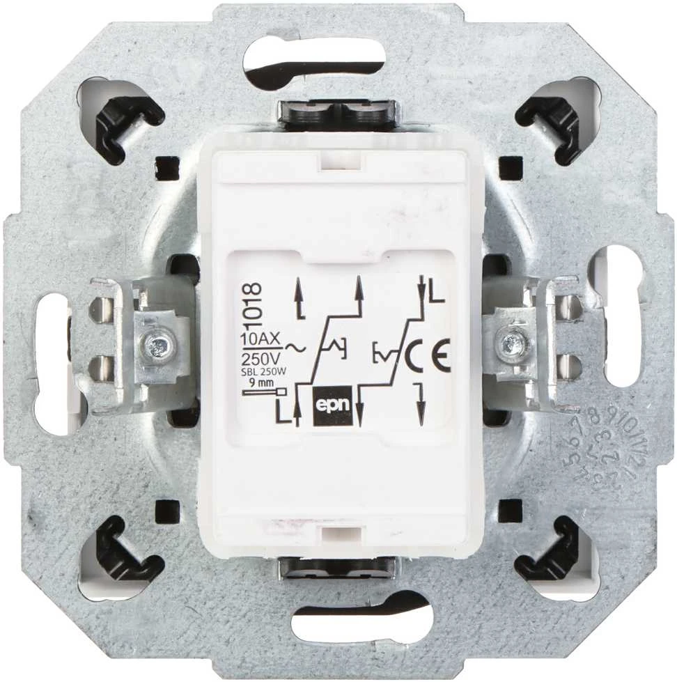 DVIGUBAS LAIPTŲ JUNGIKLIS SANTRA/4118-10/EPN 250 V 10 A Elektro-Plast