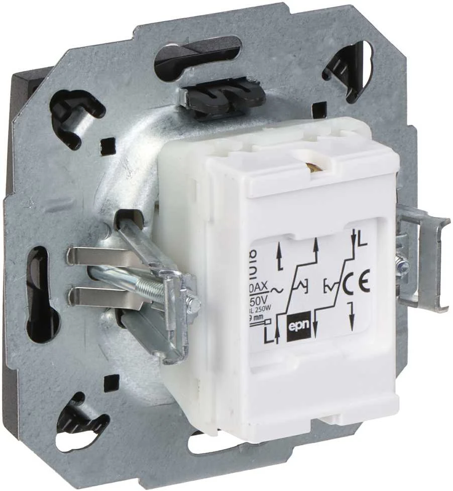 DVIGUBAS LAIPTŲ JUNGIKLIS SANTRA/4118-19/EPN 250 V 10 A Elektro-Plast