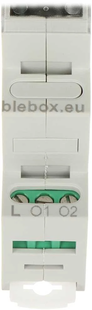 BleBox SwitchBoxD DIN - 2 kanalų relė 230 V WiFi - Android / iOS programa