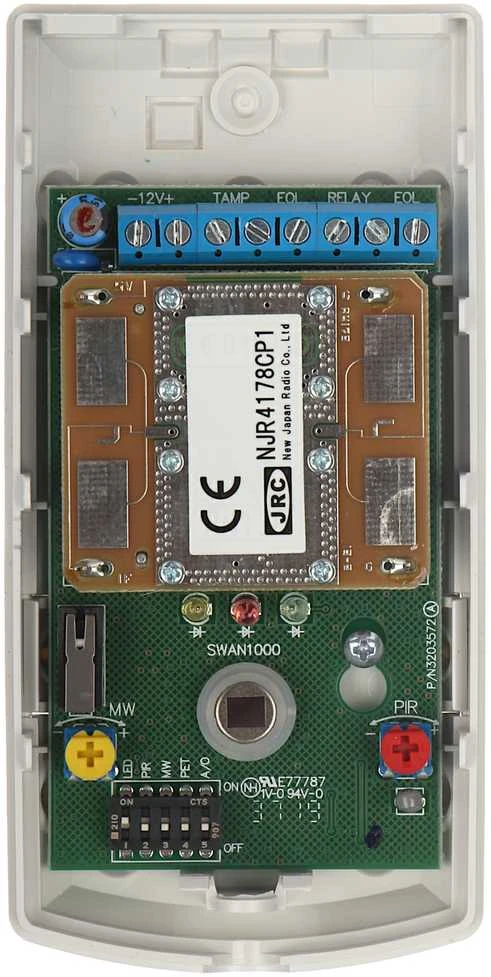 Vidicon DVIGUBOS TECHNOLOGIJOS DETEKTORIUS: MIKROBANGŲ + PIR SWAN-1000