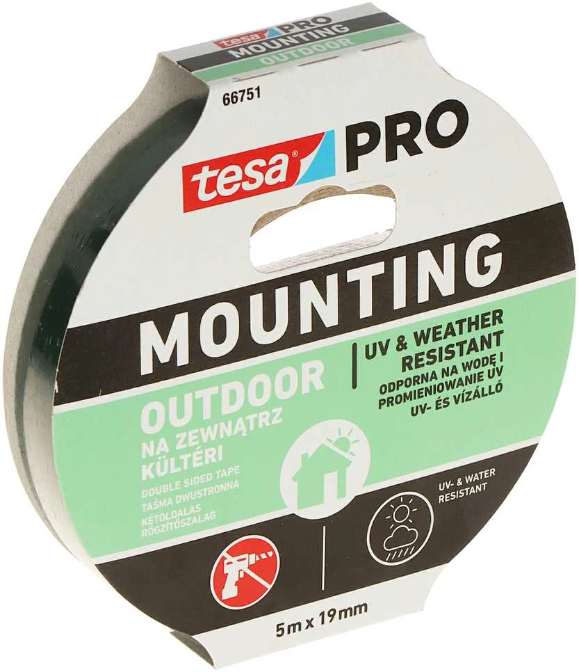 DVIŠALĖ MONTAVIMO JUOSTOS MONTAVIMAS-PRO/OUTDOOR/5X19 TESA