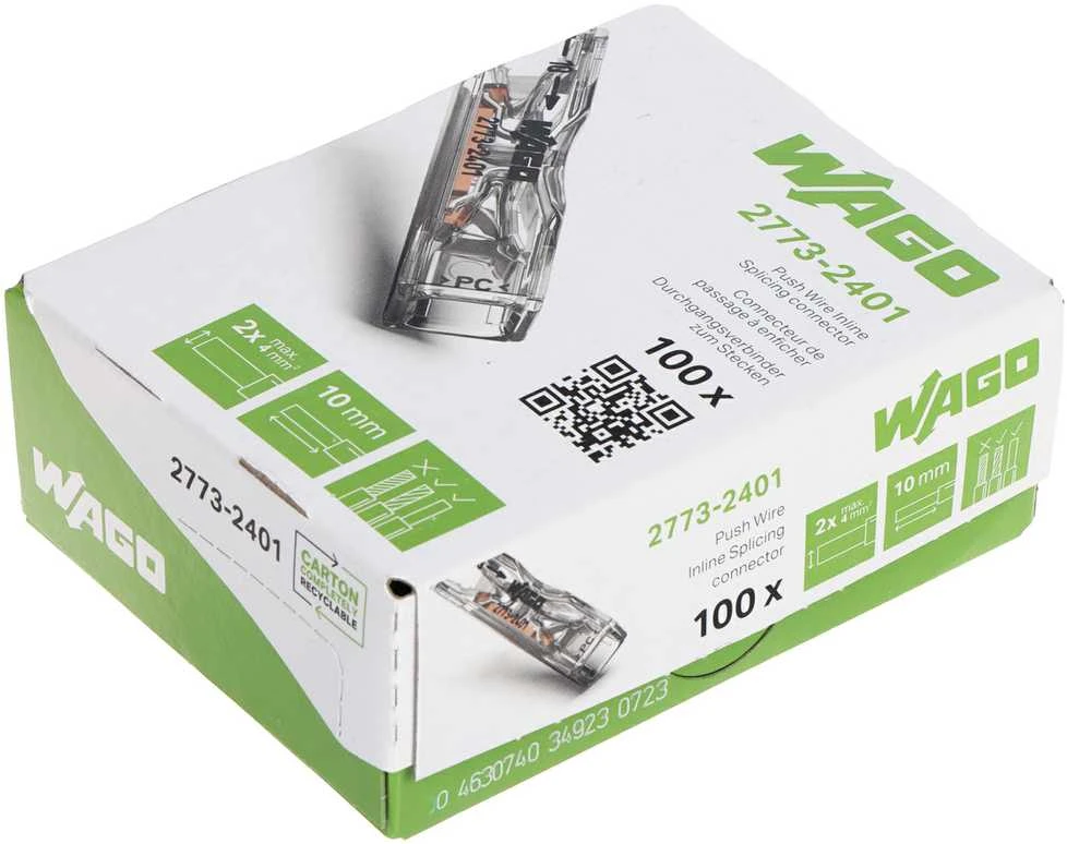 ELEKTRINIS PRALEIDIMO KAULIUKAS WAGO-2773-2401*P100