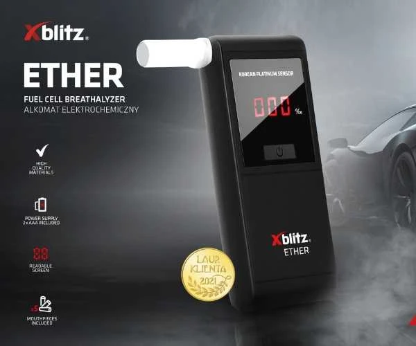 Alkotesteris Alkotestesteris Xblitz Ether