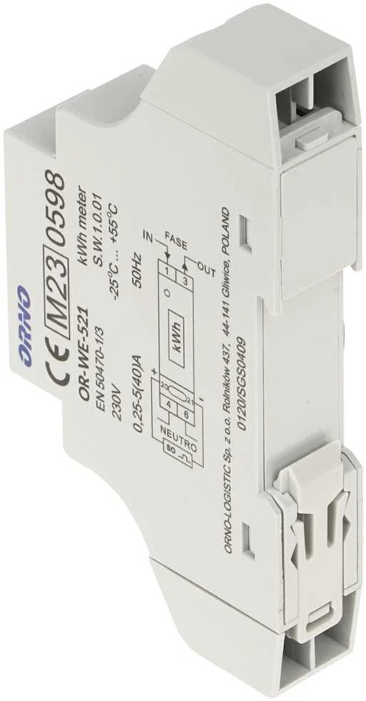 ELEKTROS ENERGIJOS SKAITIKLIS OR-WE-521 VIENFAZIS ORNO