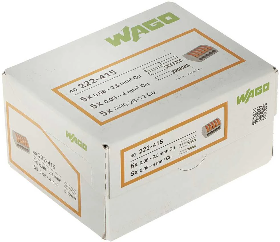 ELEKTROS KAULIUKAS WAGO-222-415*P40