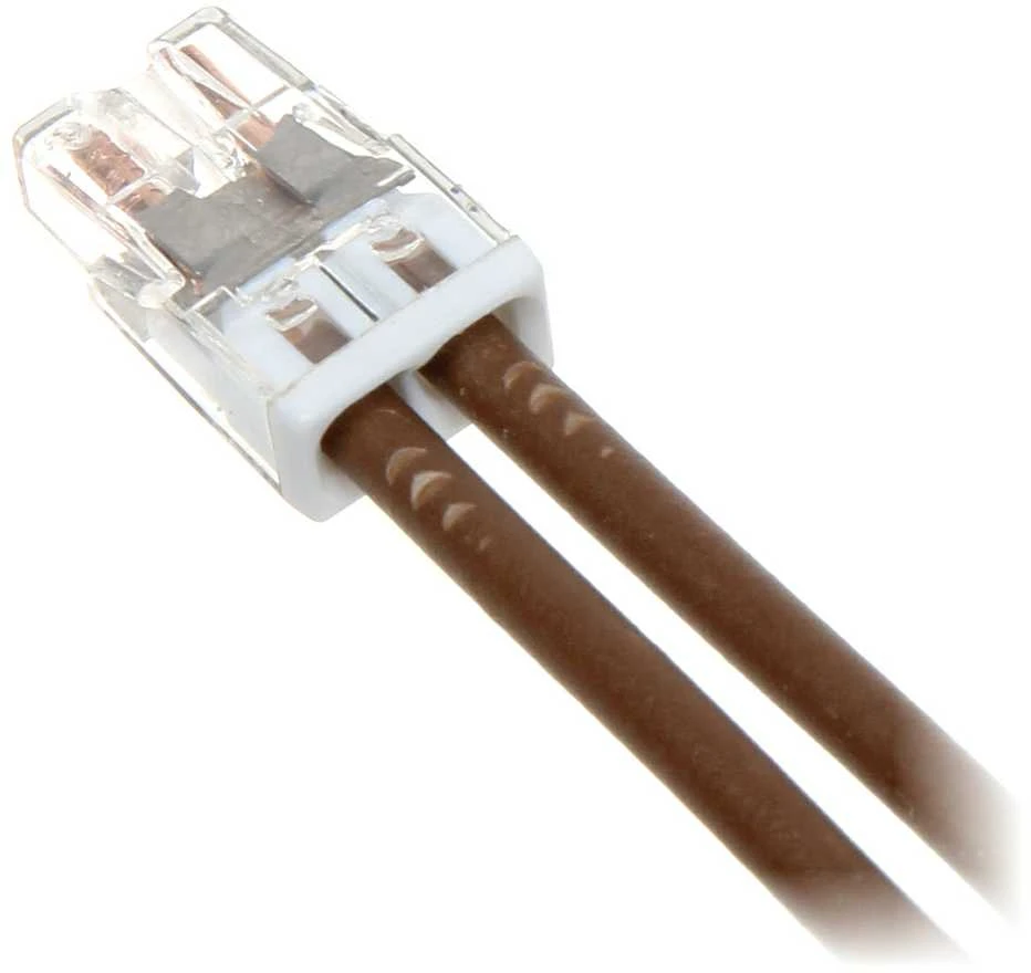 Jungtis 2x0.5-2.5mm balta WAGO