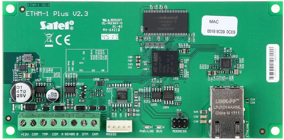 ETHERNET RYŠIO MODULIS ETHM-1-PLUS SATEL