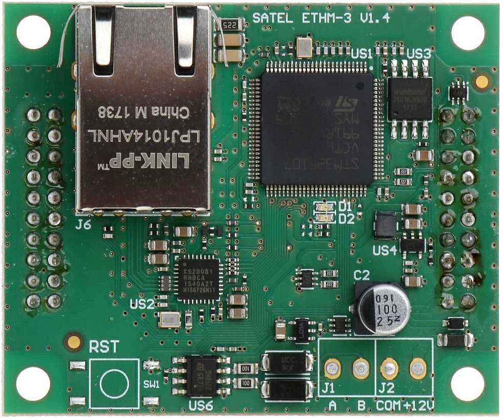 Satel ETHM-3 plokštė su Ethernet jungtimi