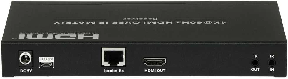 HDMI-EX122E-RX imtuvo jungtys