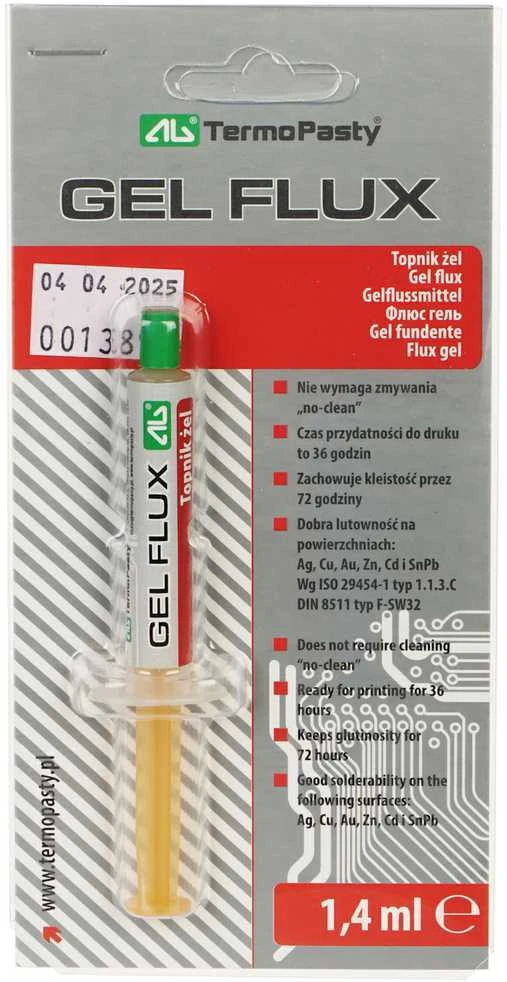Ag Termopasty GEL FLUX Fliusas preciziniam litavimui 1.4ml
