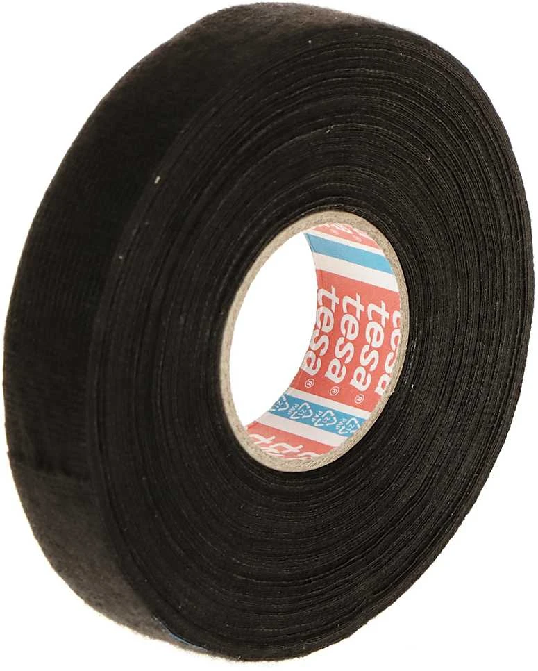 Izoliuojanti tekstilinė juosta TESA (juoda) 25m x 19mm 51608-00001-00