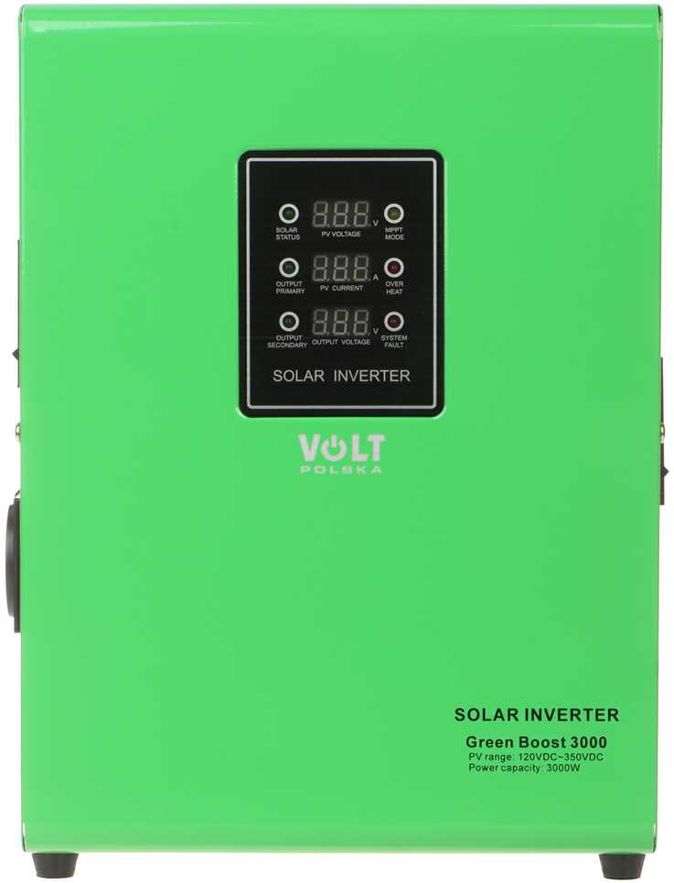 IŠJUNGTAS FOTOVOLTINIS INVERTERIS ŠILDYMO PRIETAISAMS MAITINTI MPPT-3000/GREENBOOST VOLT Polska