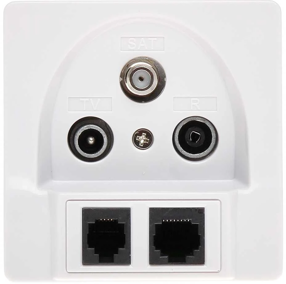 TST GALUTINIS LIZDAS GAR-SAT/2RJ R-TV SAT+RJ45+RJ11