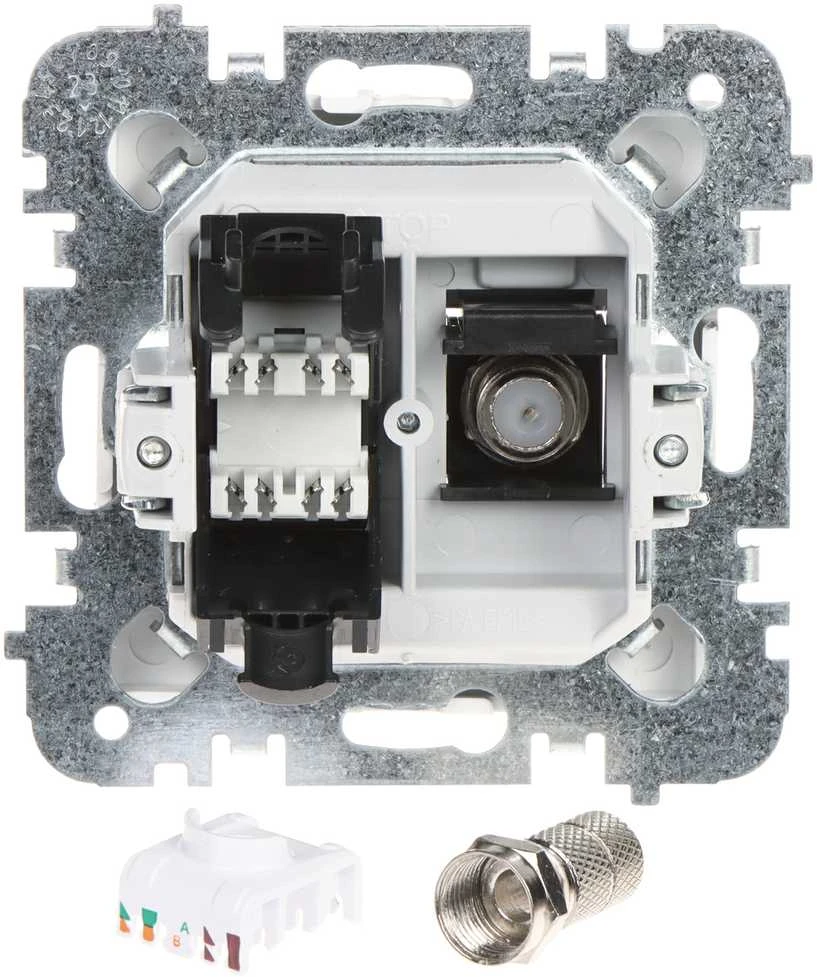 GALUTINIS LIZDAS SANTRA/4190-10/EPN TIPAS F + RJ45 Elektro-Plast