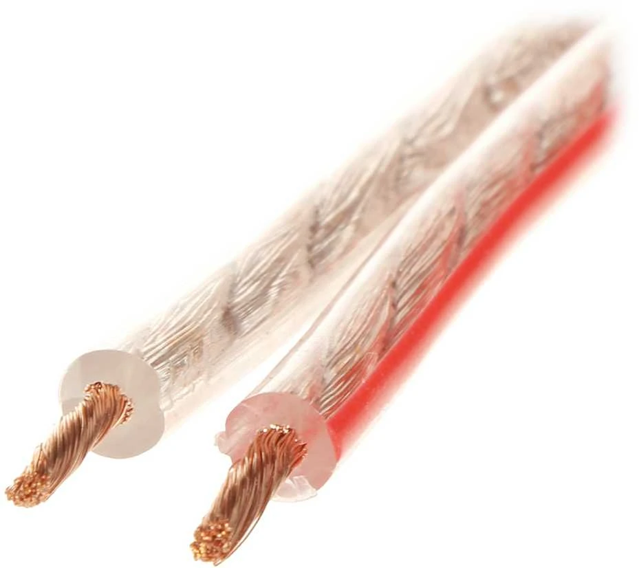 Cabletech Laidas kolonėlėms 2x2.5mm² skaidrus, OFC varinis