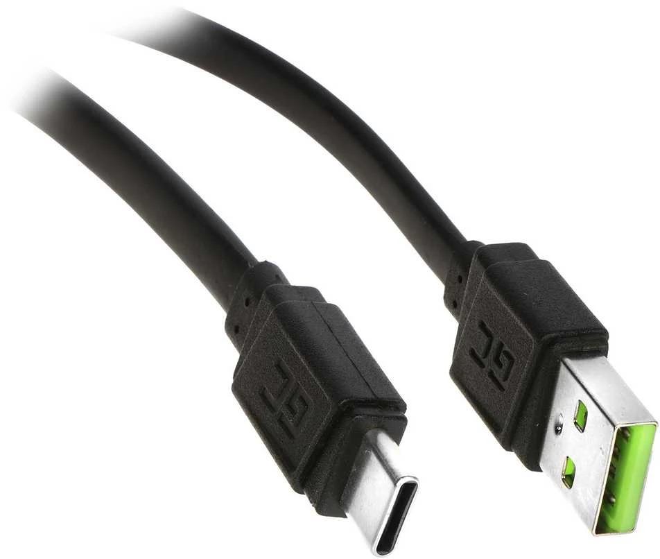 Green Cell Žalias Cell GREENCELL KABGC03 GCmatte USB-C Plokščias laidas 25 cm su greitu įkrovimu