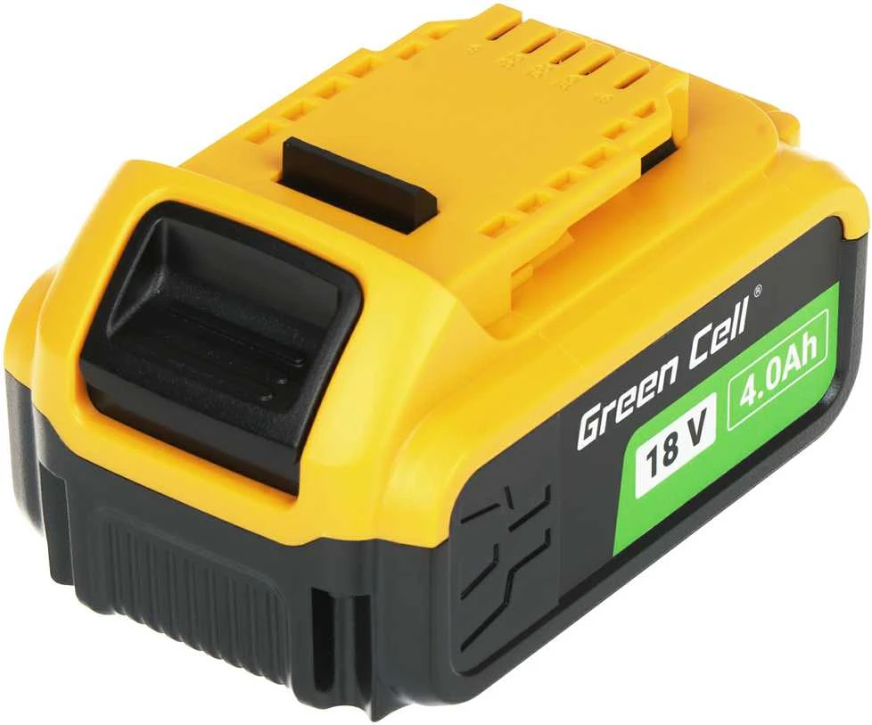 Green Cell Žalias Cell Žalias Cell baterija, skirta DeWalt XR 18V 4Ah Baterija, skirta DCB184