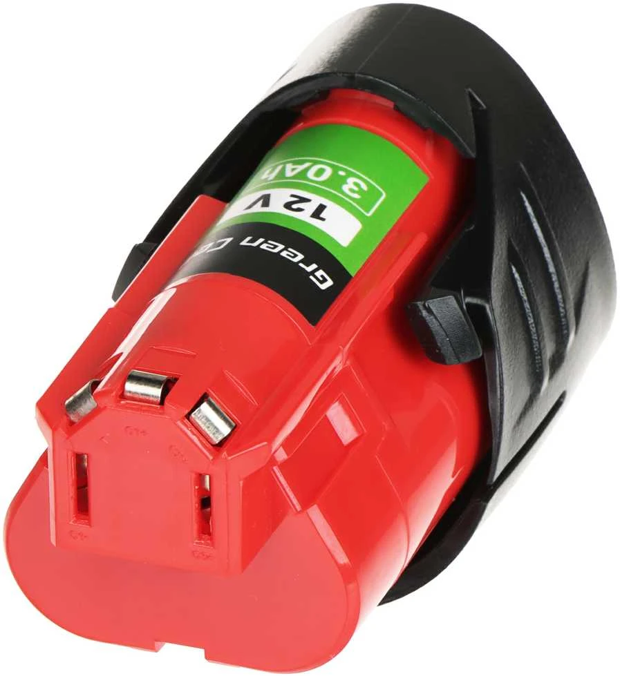 Green Cell Žalias Cell Žalias Cell baterija, skirta Milwaukee M12 12V 3Ah pakaitinė baterija M12 B3 4932451388