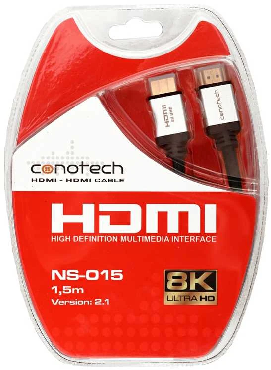 HDMI KABELIS NS-015/8K 1.5 m CONOTECH