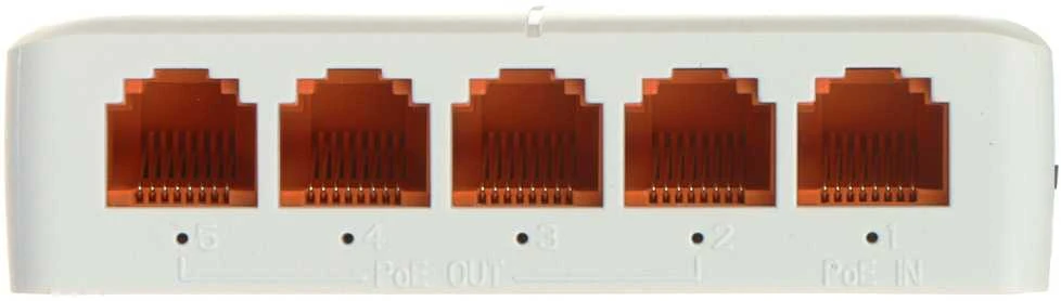 Pulsar EXT-POEG4DIN penkios RJ45 jungtys