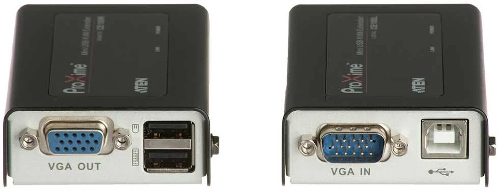 Aten USB VGA Cat 5 Mini KVM Extender (1280 x 1024@100m) | Aten | Extender | USB VGA Cat 5 Mini KVM Extender