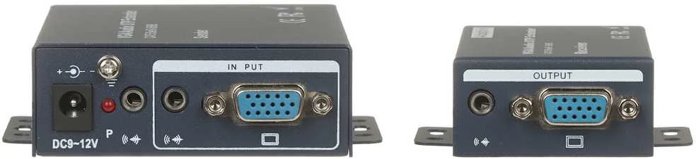 VGA ir audio siųstuvo bei imtuvo komplektas