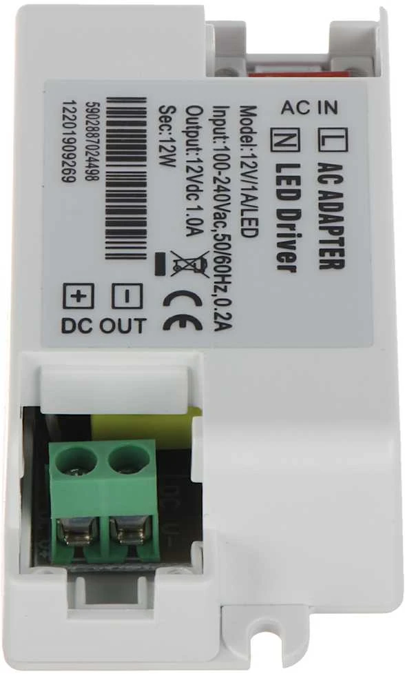 TST IMPULSINIS MAITINTUVAS 12V/1A/LED