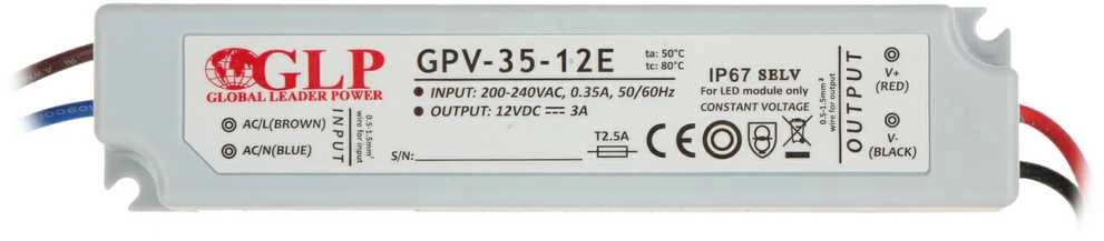 TST IMPULSINIS MAITINTUVAS 12V/3A/GPV-MINI