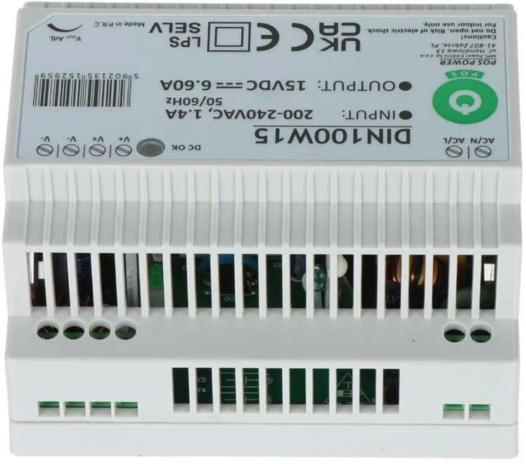 Mpl Power IMPULSINIS MAITINTUVAS DIN100W15 POS