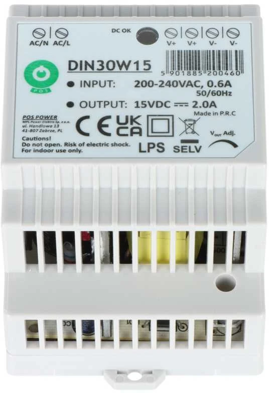 Usorteret IMPULSINIS MAITINTUVAS DIN30W15 POS