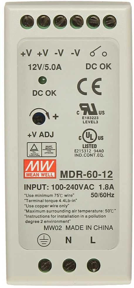 TST IMPULSINIS MAITINTUVAS MDR-60-12