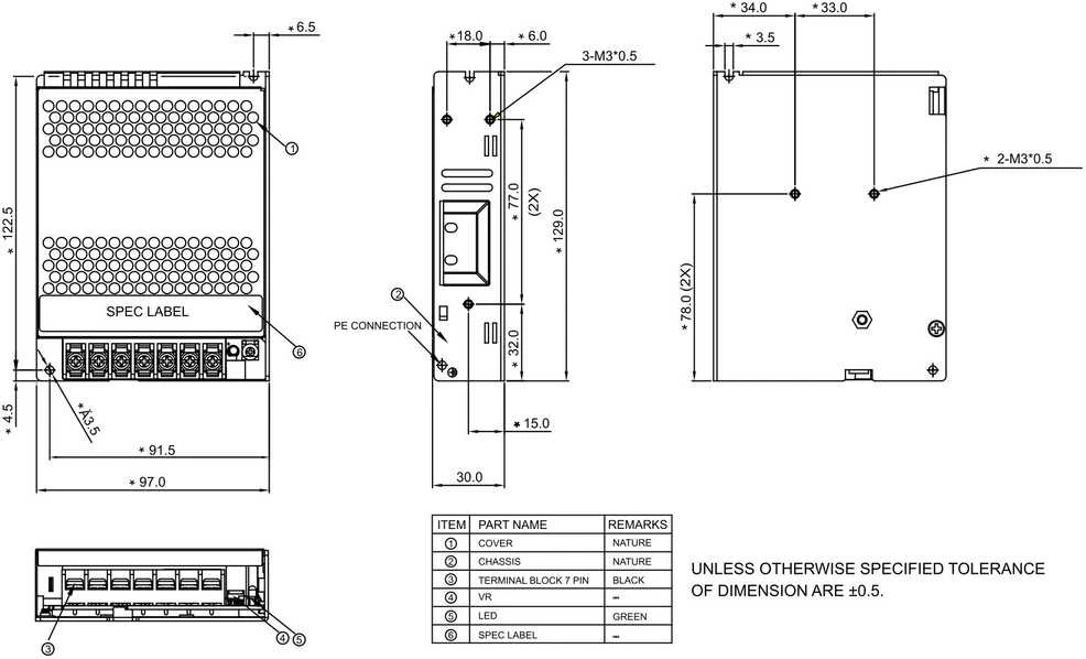 IMPULSINIS MAITINTUVAS PMT-12V100W2BA Delta Electronics
