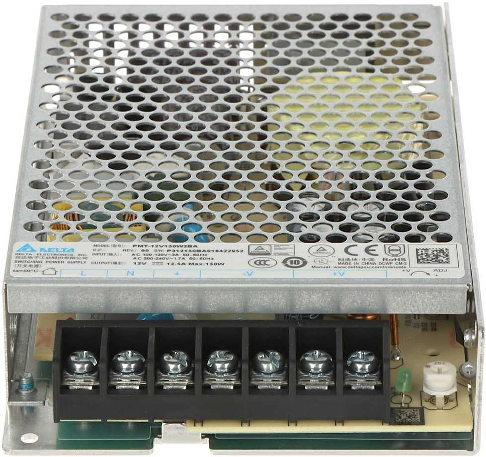Delta 12V 150W maitinimo blokas su gnybtais