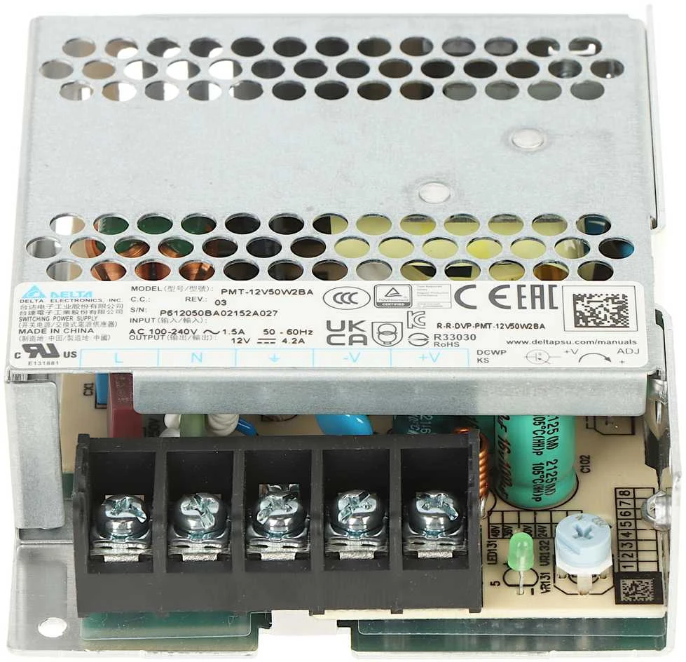IMPULSINIS MAITINTUVAS PMT-12V50W2BA Delta Electronics