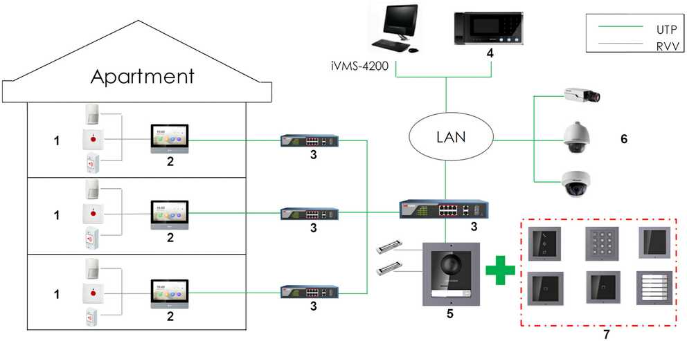 Informacinis modulis SP praėj. sist. Hikvision DS-KD-INFO (tuščias modulis su galimybe užrašams)
