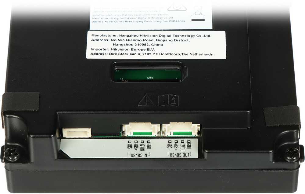 Informacinis modulis SP praėj. sist. Hikvision DS-KD-INFO (tuščias modulis su galimybe užrašams)