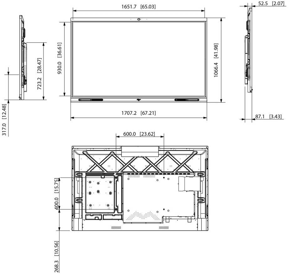 MONITORIAUS INTERAKTYVI LENTA DAHUA LCH75-MC410-B