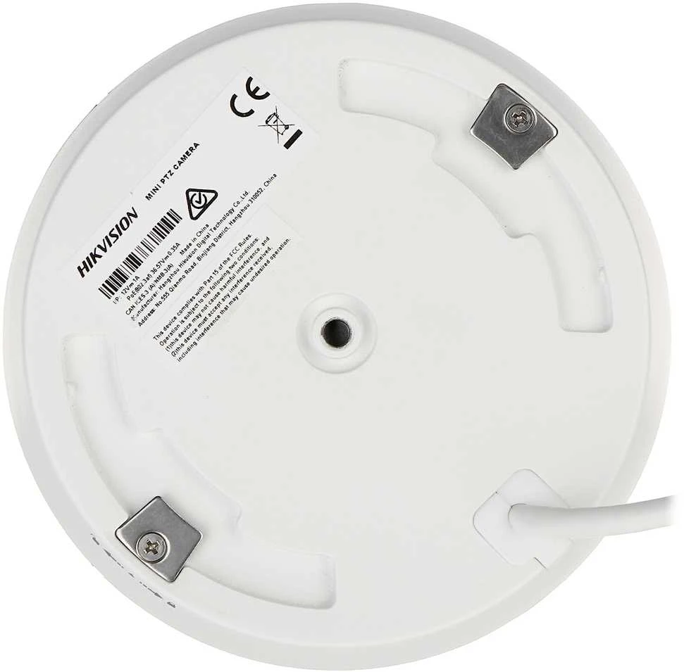 IP kamera MINI SPEED DOME, PTZ, 4MP, 4x optinis priartinimas, IR iki 20m, F2.8-12, PoE, IK10, IP66, Hikvision