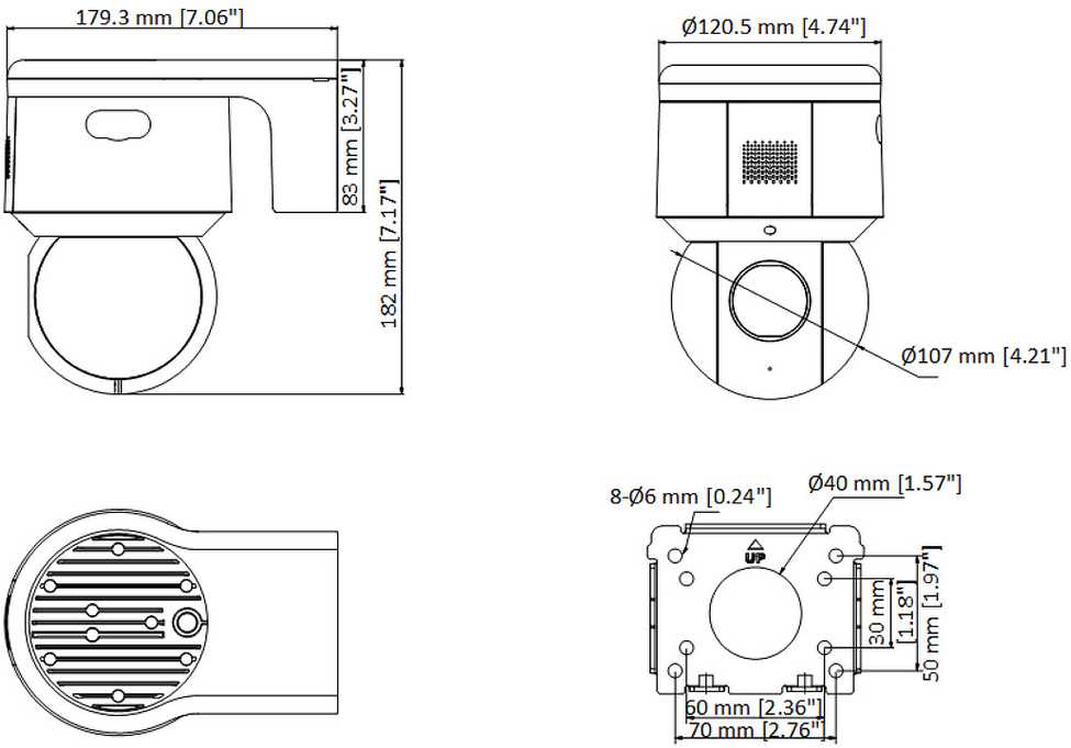 IP GREITASUKĖ LAUKO KAMERA DS-2DE3A404IWG-E 3.7 Mpx 2.8 ... 12 mm Hikvision