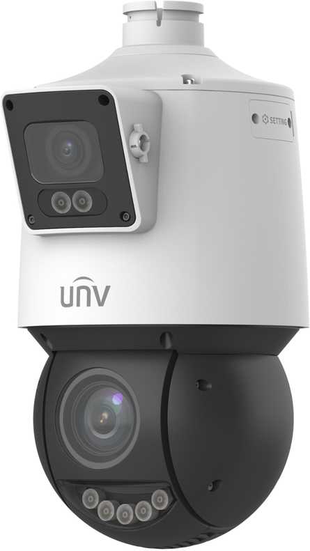 IPC94144SFW-X25-F40C LightHunter IP valdoma kupolinė kamera – 4 Mpx 4,8...120 mm UNIVIEW
