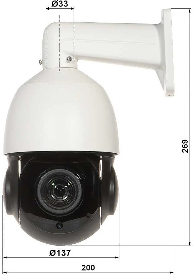 LAUKO IP KAMERA, SUKAMA OMEGA-23P18-8 - 1080p 5.35 ... 96.3 mm