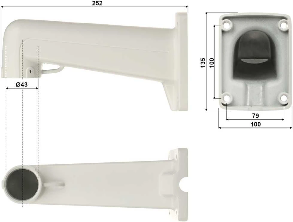 IP GREITASUKĖ LAUKO KAMERA LONGSE PT10G136XGL500 5 Mpx 4.6 ... 165 mm