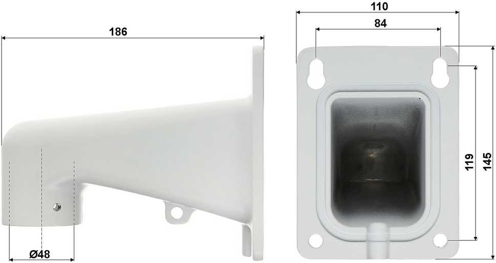 IP GREITOSIOS RADIACIJOS KUPOLINĖ KAMERA SD6CE245U-HNI - 1080p 3.95 ... 177.7 mm DAHUA